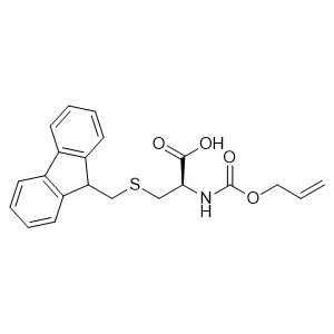 S-((9H-fluoren-9-yl)methyl)-N-((allyloxy)carbonyl)-L-cysteine