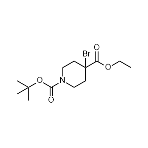 1-(tert-Butyl) 4-ethyl 4-bromopiperidine-1,4-dicarboxylate