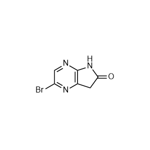 2-Bromo-5H,6H,7H-pyrrolo[2,3-b]pyrazin-6-one