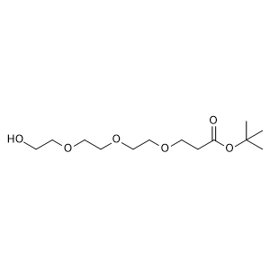 tert-butyl 3-(2-(2-(2-hydroxyethoxy)ethoxy)ethoxy)propanoate