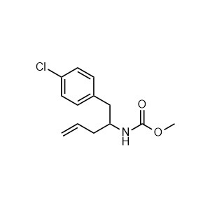 Methyl (1-(4-chlorophenyl)pent-4-en-2-yl)carbamate