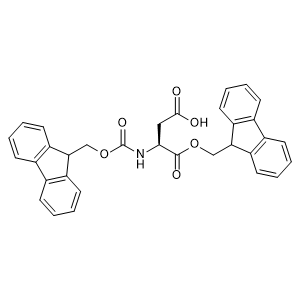(S)-4-((9H-fluoren-9-yl)methoxy)-3-((((9H-fluoren-9-yl)methoxy)carbonyl)amino)-4-oxobutanoic acid