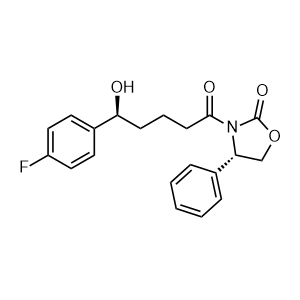 (4S)-4-Phenyl-3-[(5S)-5-(4-fluorophenyl)-5-hydroxypentanoyl]-1,3-oxazolidin-2-one