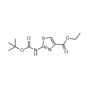 Ethyl 2-((tert-butoxycarbonyl)amino)thiazole-4-carboxylate