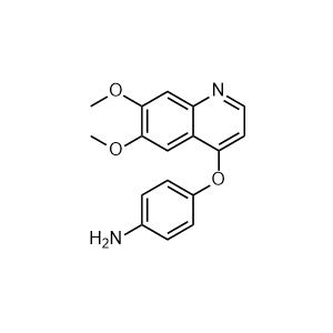 4-((6,7-Dimethoxyquinolin-4-yl)oxy)aniline