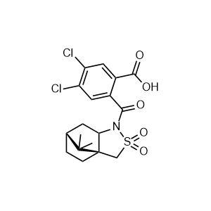 N-(2-Carboxy-4,5-dichlorobenzoyl)-(+)-10,2-camphorsultam