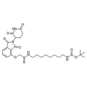 tert-Butyl (8-(2-((2-(2,6-dioxopiperidin-3-yl)-1,3-dioxoisoindolin-4-yl)oxy)acetamido)octyl)carbamate