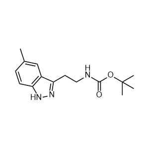 tert-Butyl (2-(5-methyl-1H-indazol-3-yl)ethyl)carbamate