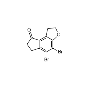 4,5-dibromo-1,2,6,7-tetrahydro-8H-indeno[5,4-b]furan-8-one
