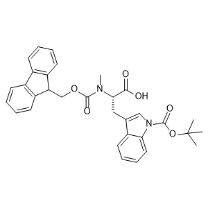 (S)-2-((((9H-Fluoren-9-yl)methoxy)carbonyl)(methyl)amino)-3-(1-(tert-butoxycarbonyl)-1H-indol-3-yl)propanoic acid