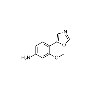 3-Methoxy-4-(oxazol-5-yl)aniline