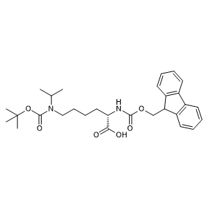 N2-(((9H-fluoren-9-yl)methoxy)carbonyl)-N6-(tert-butoxycarbonyl)-N6-isopropyl-L-lysine