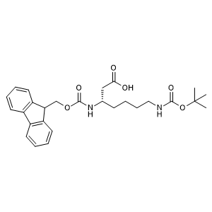 (3S)-7-[[(1,1-Dimethylethoxy)carbonyl]amino]-3-[[(9H-fluoren-9-ylmethoxy)carbonyl]amino]heptanoic acid