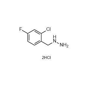 (2-chloro-4-fluorobenzyl)hydrazine dihydrochloride