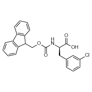 (R)-2-((((9H-fluoren-9-yl)methoxy)carbonyl)amino)-3-(3-chlorophenyl)propanoic acid