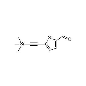 5-[2-(Trimethylsilyl)ethynyl]thiophene-2-carbaldehyde