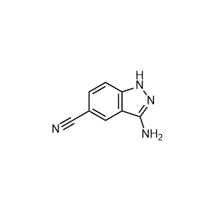 3-imino-2,3-dihydro-1H-indazole-5-carbonitrile