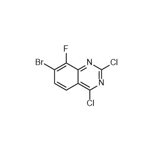 7-Bromo-2,4-dichloro-8-fluoroquinazoline