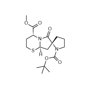 (2R,4'R,8a'R)-1-tert-butyl 4'-methyl 6'-oxohexahydrospiro[pyrrolidine-2,7'-pyrrolo[2,1-b][1,3]thiazine]-1,4'-dicarboxylate