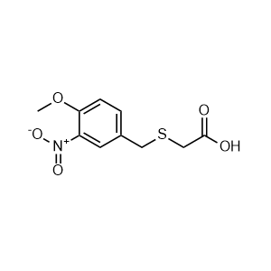 4-Methoxy-3-nitrobenzylthioacetic acid