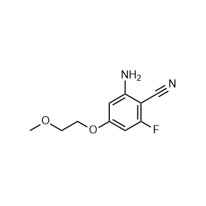 2-Amino-6-fluoro-4-(2-methoxyethoxy)benzonitrile