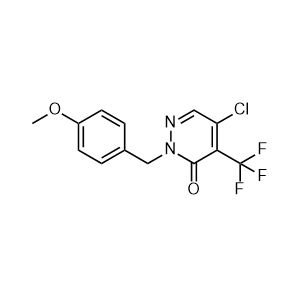 5-Chloro-2-(4-methoxybenzyl)-4-(trifluoromethyl)pyridazin-3(2H)-one