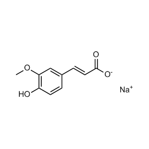 Sodium 3-methoxy-4-hydroxycinnamate