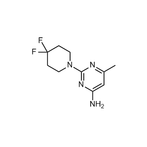 2-(4,4-Difluoro-1-piperidinyl)-6-methyl-4-pyrimidinamine