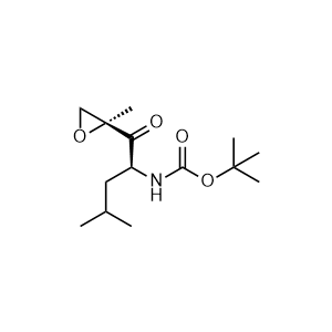 tert-Butyl ((S)-4-methyl-1-((S)-2-methyloxiran-2-yl)-1-oxopentan-2-yl)carbamate
