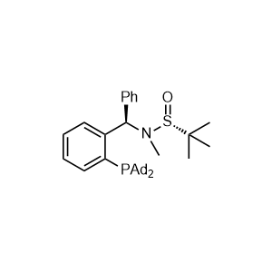 [S(R)]-N-[(R)-[2-(Diadamantanphosphino)phenyl]phenylmethyl]-N,2-dimethyl-2-propanesulfinamide