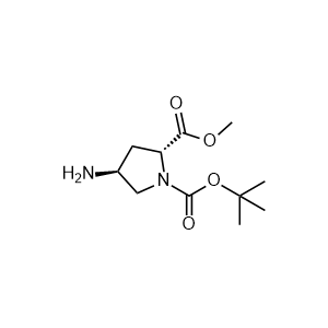 1-(tert-butyl) 2-methyl (2R,4S)-4-aminopyrrolidine-1,2-dicarboxylate