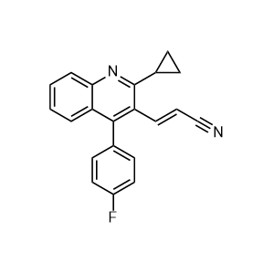 (E)-3-(2-Cyclopropyl-4-(4-fluorophenyl)quinolin-3-yl)acrylonitrile