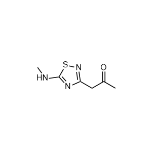 1-[5-(Methylamino)-1,2,4-thiadiazol-3-yl]-2-propanone