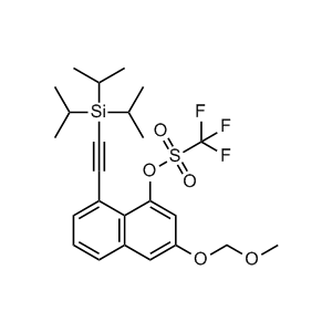 3-(Methoxymethoxy)-8-((triisopropylsilyl)ethynyl)naphthalen-1-yl trifluoromethanesulfonate
