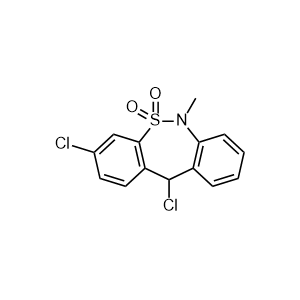 3,11-dichloro-6-methyl-6,11-dihydrodibenzo[c,f][1,2]thiazepine 5,5-dioxide