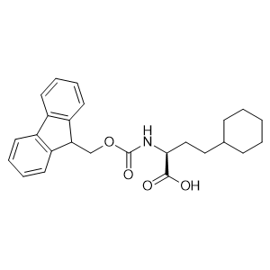 (S)-2-((((9H-fluoren-9-yl)methoxy)carbonyl)amino)-4-cyclohexylbutanoic acid