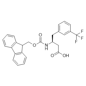 (S)-3-((((9H-Fluoren-9-yl)methoxy)carbonyl)amino)-4-(3-(trifluoromethyl)phenyl)butanoic acid