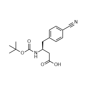 (S)-3-((tert-Butoxycarbonyl)amino)-4-(4-cyanophenyl)butanoic acid