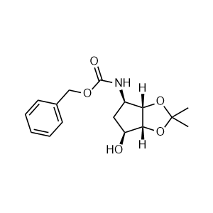 benzyl ((3aS,4R,6S,6aR)-6-hydroxy-2,2-dimethyltetrahydro-4H-cyclopenta[d][1,3]dioxol-4-yl)carbamate