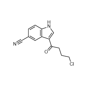 3-(4-chlorobutanoyl)-1H-indole-5-carbonitrile