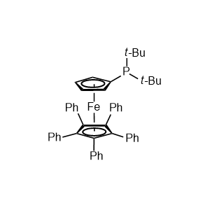 1,2,3,4,5-Pentaphenyl-1'-(di-tert-butylphosphino)ferrocene