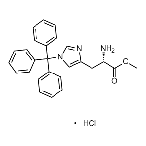 methyl N<font face="Symbol">t</font>-trityl-L-histidinate hydrochloride