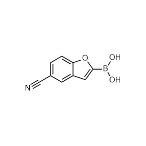 (5-cyanobenzofuran-2-yl)boronic acid