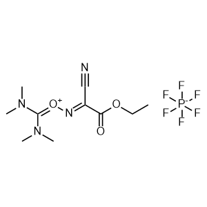 N-(6-Cyano-2-methyl-7-oxo-4,8-dioxa-2,5-diazadec-5-en-3-ylidene)-N-methylmethanaminium hexafluorophosphate(V)