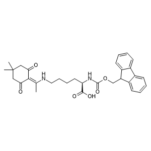 N2-(((9H-fluoren-9-yl)methoxy)carbonyl)-N6-(1-(4,4-dimethyl-2,6-dioxocyclohexylidene)ethyl)-D-lysine