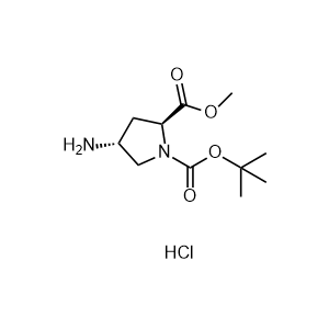 1-(tert-butyl) 2-methyl (2S,4R)-4-aminopyrrolidine-1,2-dicarboxylate hydrochloride