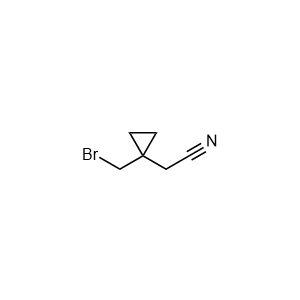 2-[1-(Bromomethyl)cyclopropyl]acetonitrile