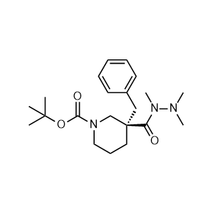 (R)-tert-Butyl 3-benzyl-3-(1,2,2-trimethylhydrazinecarbonyl)piperidine-1-carboxylate