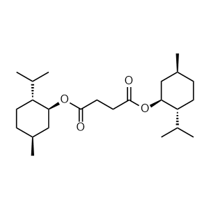 bis((1R,2S,5R)-2-isopropyl-5-methylcyclohexyl) succinate