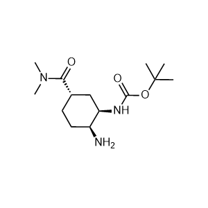 tert-Butyl ((1R,2S,5S)-2-amino-5-(dimethylcarbamoyl)cyclohexyl)carbamate
